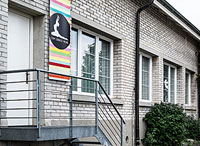 Eingang des Studios